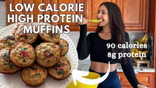 LOW CALORIE PROTEIN MUFFINS! healthy and easy recipe - weight loss friendly dessert