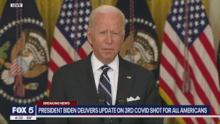 Biden addresses requirement to have nursing home workers vaccinated