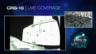 SpaceX CRS-15 Dragon Solar Arrays Deployed