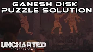 Uncharted - The Lost Legacy I Ganesh Disk Puzzle Solution  I PS4 Pro