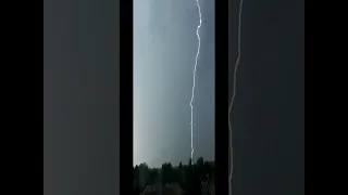 slow motion thunderstorm vedio #thunderstorm #shorts #scary #nature