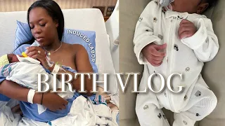 BIRTH VLOG: *INTENSE* INDUCED LABOR AND DELIVERY, EPIDURAL AT 9.5CM!! | FIRST TIME MOM