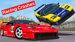 Realistic Racing Crashes #2 | BeamNG Drive