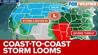 Coast-to-Coast Storm: Severe Weather Outbreak Eyes South, Blizzard Could Bury Plains, Midwest