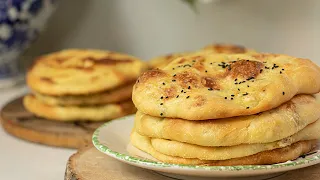 Cheesy Feta Filled Flatbread