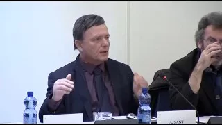 Alfred Sant during the conference on Small Island States