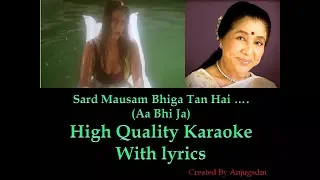 Aa Bhi Ja (Vansh) karaoke with lyrics (High Quality)