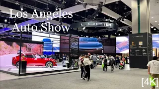 LA Auto Show 2023 - Los Angeles California- walking tour [4K]