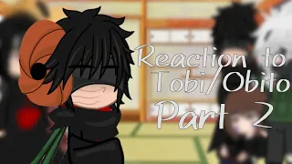|Реакция на Тоби/Обито Часть 2(озвучка)|react to Tobi/Obito Part 2(akatsuki, Kakashi and Rin)naruto|