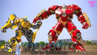 Ironman Robot vs Bumblebee War in Future World - 23rd Century Future Technology VFX