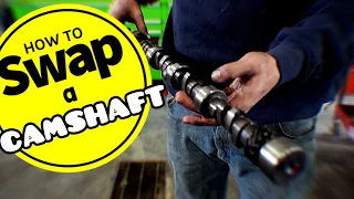 How to Remove / Install a Camshaft in a Small Block Chevy (EASY SWAP) #sbc #hotrod #camshaft