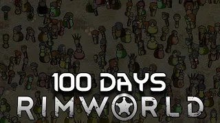 I Spent 100 Days in Rimworld Zombieland
