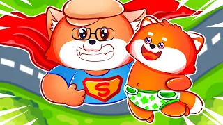 My Daddy Is Super Hero 🦸‍♂️🐱 | + More Funny Kids Songs & Nursery Rhymes by Zee Zee