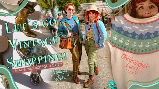 🦋 Come Vintage Shopping with Me! Sacramento Antique Faire May 2022 - Ft. MissGingerJones - HAUL! ✨