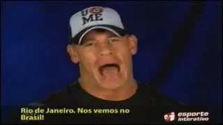 Vídeo Recado de John Cena para os fãs do Brasil