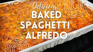 BAKED SPAGHETTI ALFREDO | The Best of Both Worlds Combined 😳 Together?!