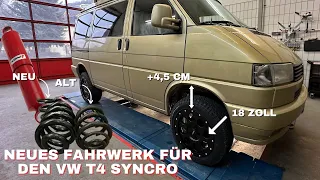 VW T4 Syncro Höherlegung / Einbau / Vermessung