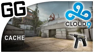 CS:GO - Cloud9 Shroud vs IBP - CEVO Finals 15-14 round - C9 Eco Round