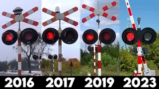 Grudziądz: Historia Przejazdu Kolejowego na Drodze Granicznej | 2016-2023 | Polish railroad crossing