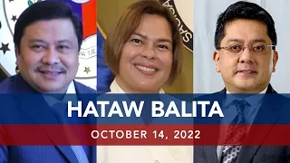 UNTV: Hataw Balita Pilipinas | October 14, 2022