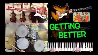 Getting Better | Instrumental | Guitars, Bass, Drums and Piano Cover