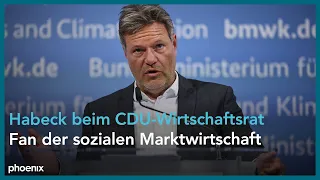 Rede von Robert Habeck zum Wirtschaftstag des CDU-Wirtschaftsrats am 23.05.23