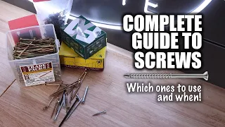 Which Screw Should I Use On My DIY Project ? - Differences Explained