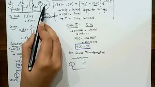 How to find step response of RC Circuit | First Order Circuits # 5