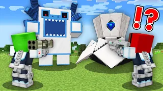 Overpowered GUNS vs Giant Mutant BOSSES in Minecraft Challenge Funny Pranks - Maizen