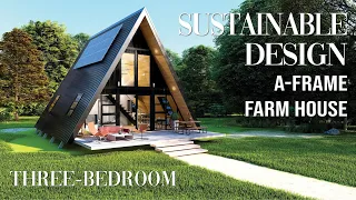 #easyideas 004 – A Frame Farm House: Sustainable Design. [Project 73] BIM Revit 3D in LUMION 4K