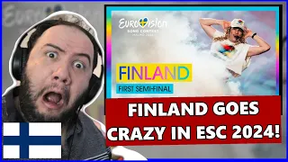 Windows95man - No Rules! | Finland 🇫🇮 | First Semi-Final | Eurovision 2024 | Nordic REACTION