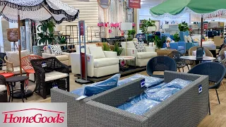 HOMEGOODS (3 DIFFERENT STORES) FURNITURE SOFAS ARMCHAIRS SHOP WITH ME SHOPPING STORE WALK THROUGH