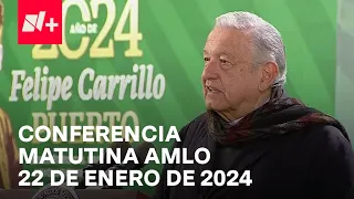 Conferencia mañanera AMLO hoy / 22 de enero de 2024