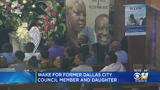 Hundreds Attend Wake For Former Dallas Councilwoman Carolyn Davis And Daughter