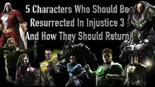 5 Characters Who Should Return From The Dead In Injustice 3 (And 5 Ways They Could Return)