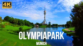 Olympiapark, Munich Walking tour in 4k 60fps, ( Summer Festival ) Germany 🇩🇪