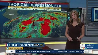 Tracking the Tropics: Eta, now a tropical depression, forecast to intensify with Florida in its path