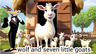 بھیڑیا اور سات چھوٹے بکرے | The Wolf and the Seven Little Goats Kahani  @UrduFairyTales