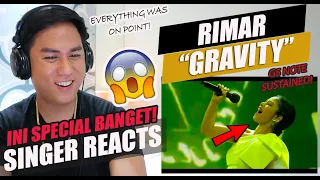 SINGER REACTS to RIMAR - GRAVITY (John Mayer) - SPEKTA SHOW TOP 4 - Indonesian Idol 2021