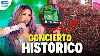 Así Fue El Concierto De Shakira En El Times Square En Nueva York "Las Mujeres Ya No Lloran"