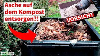Asche auf dem Kompost entsorgen - Gute Idee oder auf keinen Fall machen?