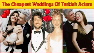 Top 15 The Cheapest Wedding Of Turkish Actors👩‍❤️‍💋‍👨Turkish Drama | Turkish Series | Turkish Actors