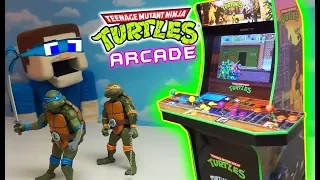 NINJA TURTLES Classic Arcade Game Arcade1up Cabinet Unboxing