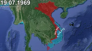 The Vietnam War Every Day using Google Earth