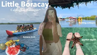 travel vlog🌊Little Boracay of Calatagan Batangas,Floating Cottage, Starfish Island(weekend getaway)