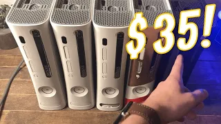 5 untested Xbox 360s for only $35!