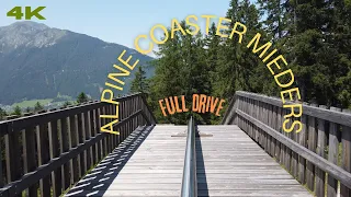 Alpine Coaster Mieders in Tyrol (Austria) - Full Drive [4K] July 2021