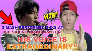 Dimash Kudaibergen performed on the day of the US President INAUGURATION S.O.S [ FILIPINO REACT ]