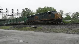 5/5/24 [4K] CSX M409 westbound Manifest freight at St Denis MD #shorts #short #video #viral #youtube