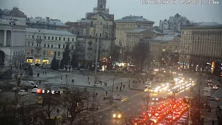Веб-камера Киев Европейская площадь + Майдан 2019 12 03